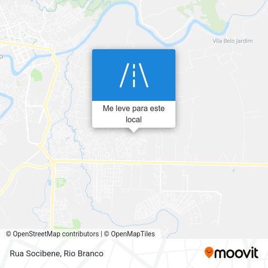 Rua Socibene mapa