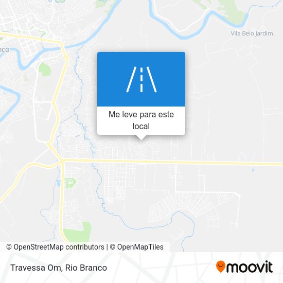 Travessa Om mapa