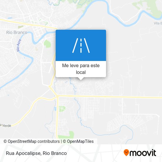 Rua Apocalipse mapa