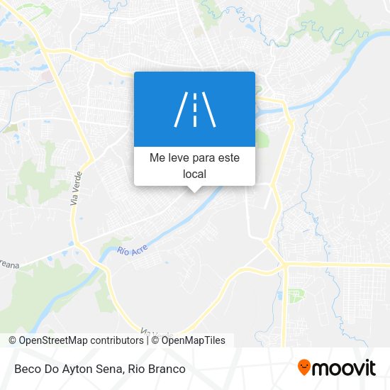 Beco Do Ayton Sena mapa