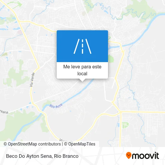 Beco Do Ayton Sena mapa