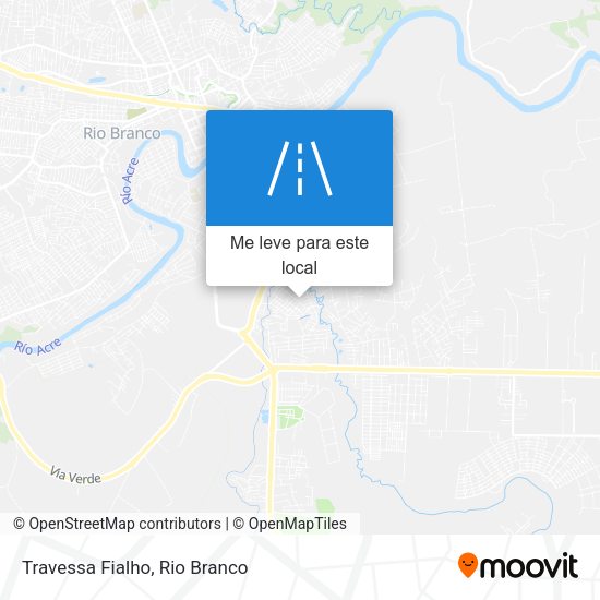 Travessa Fialho mapa