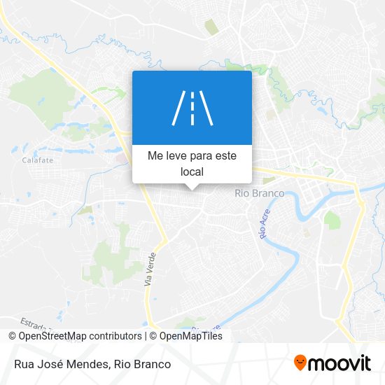 Rua José Mendes mapa