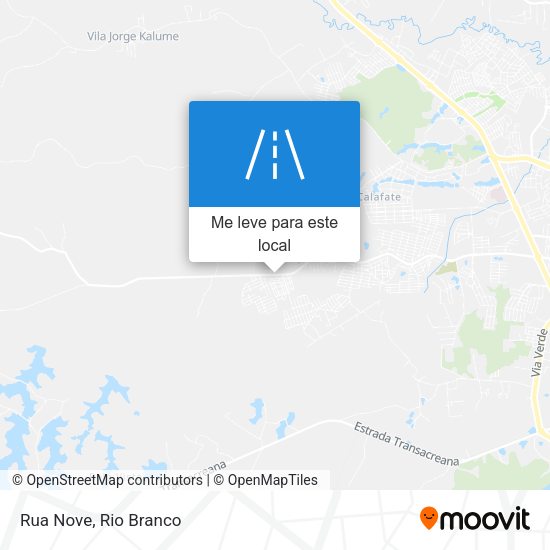 Rua Nove mapa