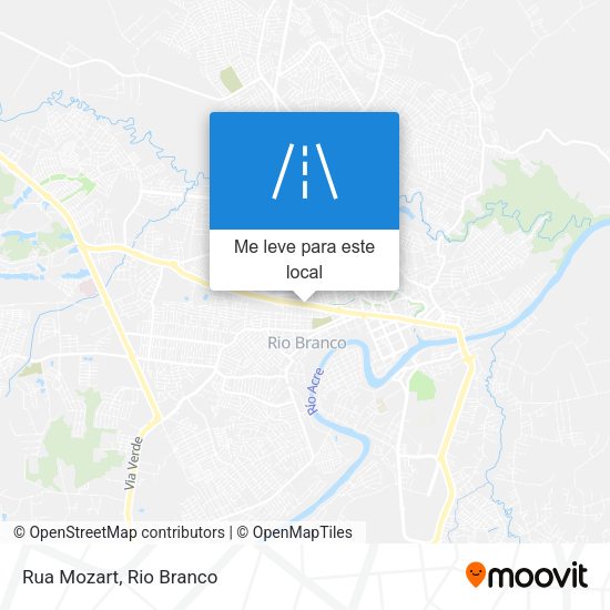 Rua Mozart mapa