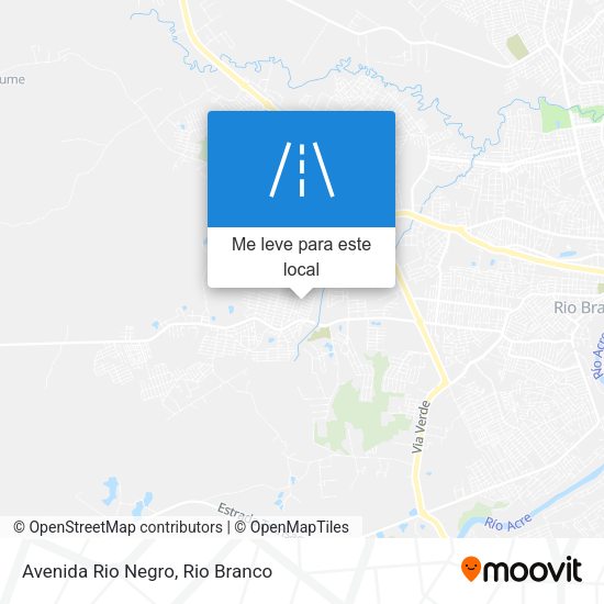 Avenida Rio Negro mapa