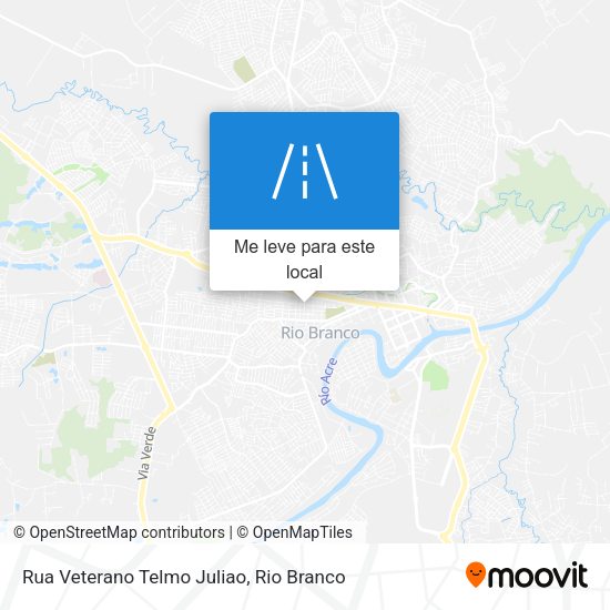Rua Veterano Telmo Juliao mapa