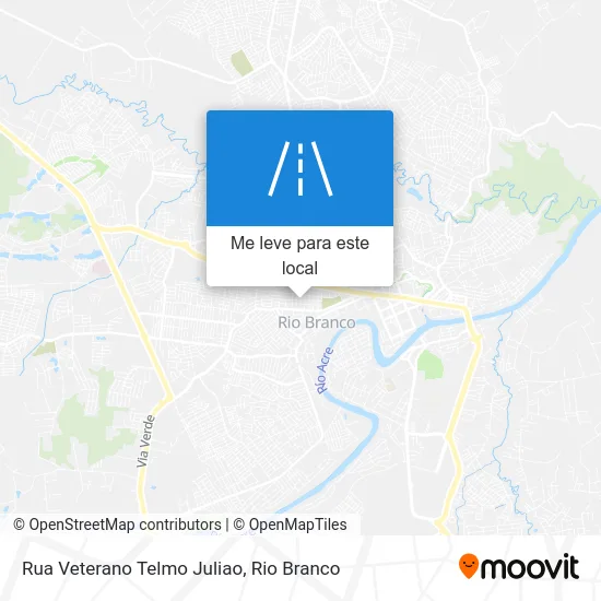 Rua Veterano Telmo Juliao mapa