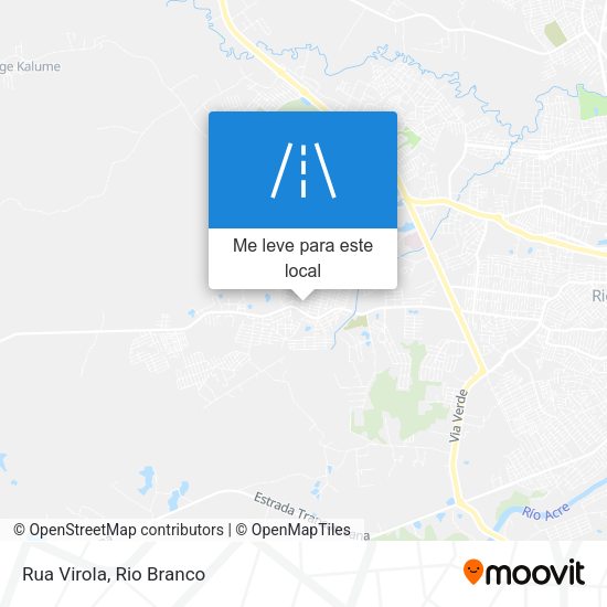 Rua Virola mapa