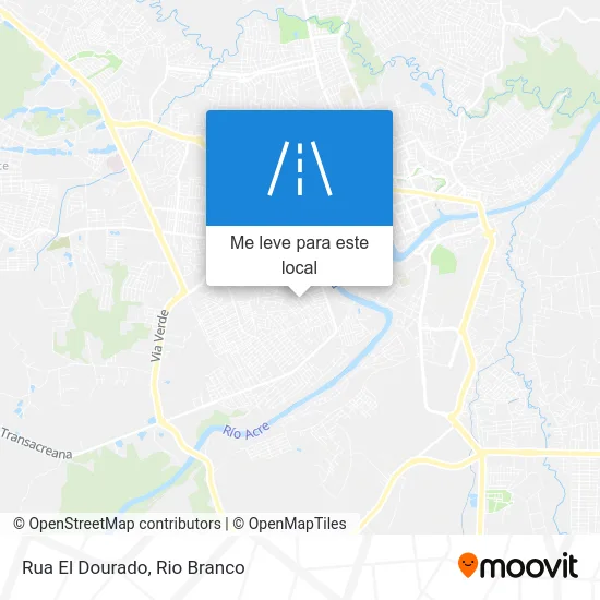 Rua El Dourado mapa