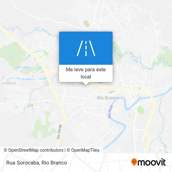 Rua Sorocaba mapa