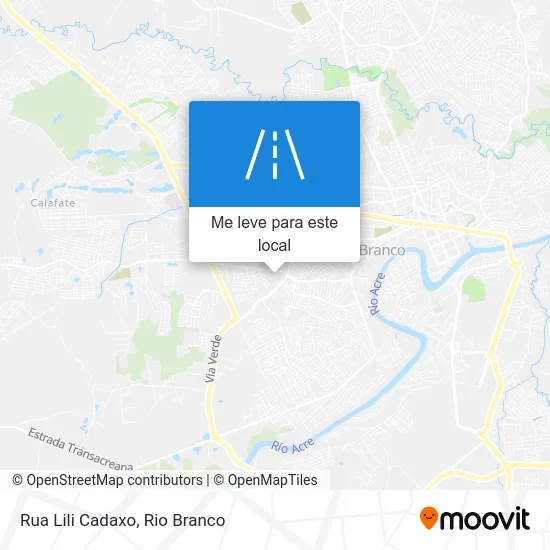 Rua Lili Cadaxo mapa