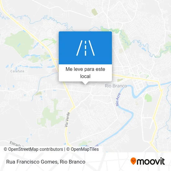 Rua Francisco Gomes mapa