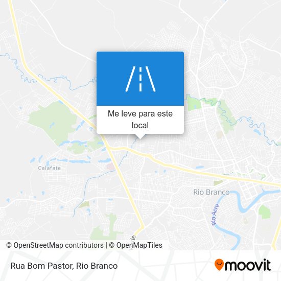 Rua Bom Pastor mapa