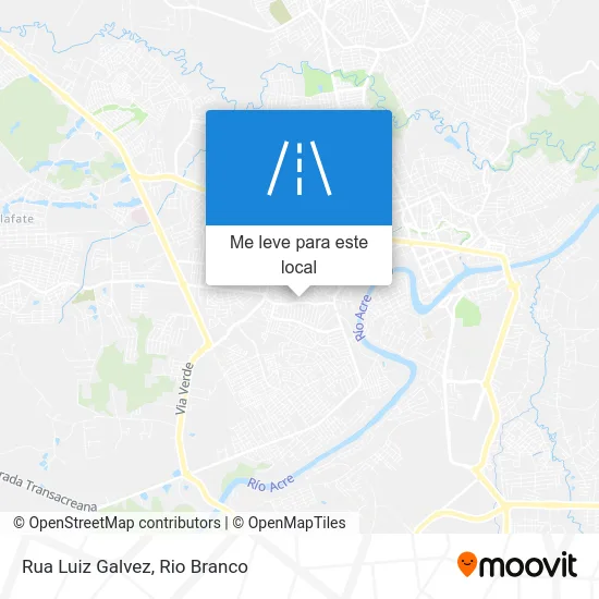 Rua Luiz Galvez mapa