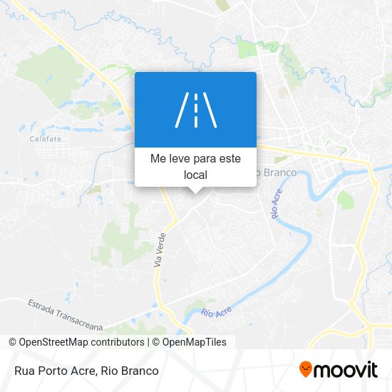Rua Porto Acre mapa