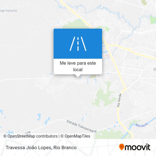 Travessa João Lopes mapa