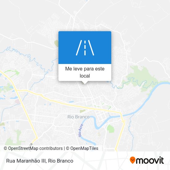 Rua Maranhão III mapa