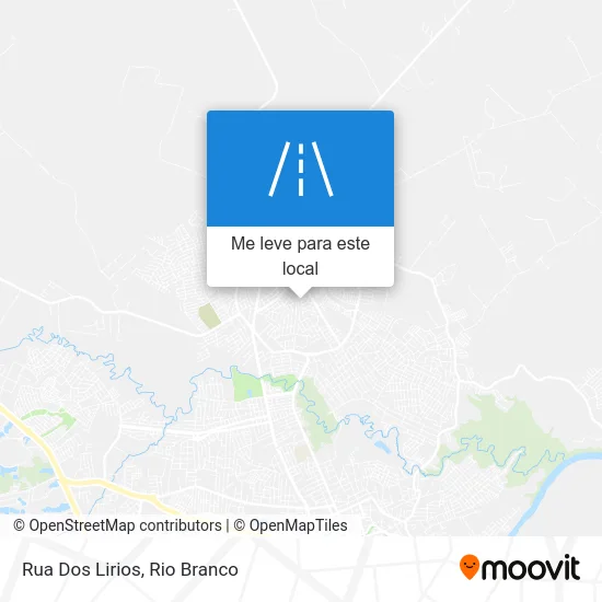 Rua Dos Lirios mapa
