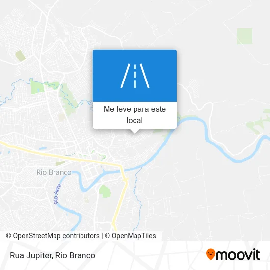 Rua Jupiter mapa