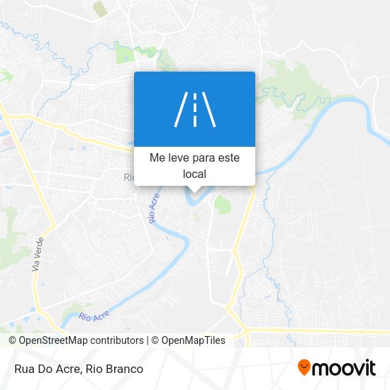 Rua Do Acre mapa