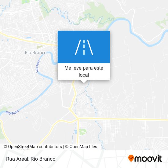 Rua Areal mapa