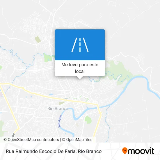 Rua Raimundo Escocio De Faria mapa