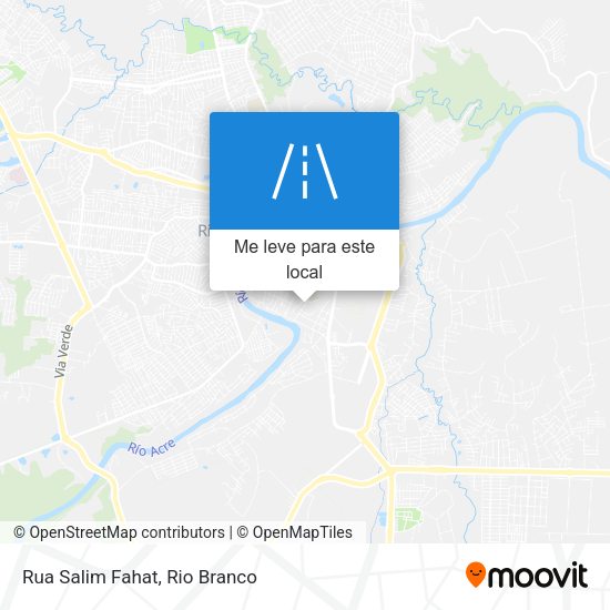 Rua Salim Fahat mapa