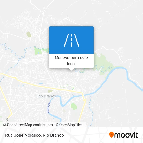 Rua José Nolasco mapa