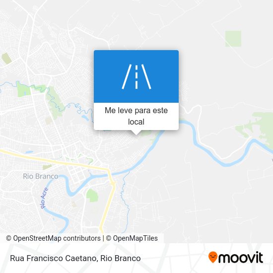 Rua Francisco Caetano mapa