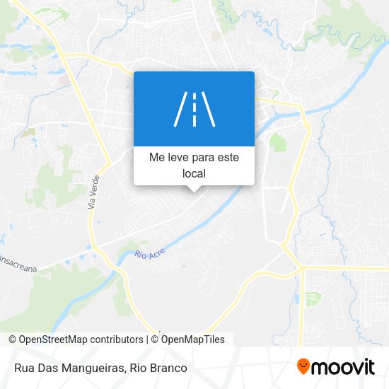 Rua Das Mangueiras mapa