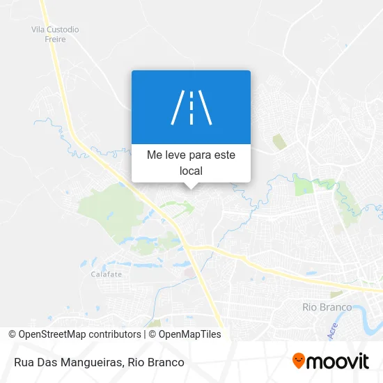 Rua Das Mangueiras mapa