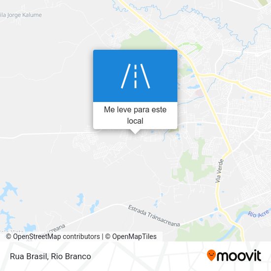 Rua Brasil mapa
