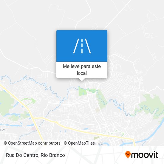 Rua Do Centro mapa