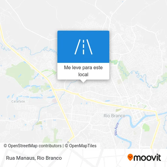 Rua Manaus mapa