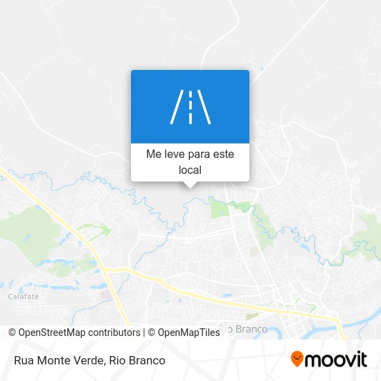Rua Monte Verde mapa