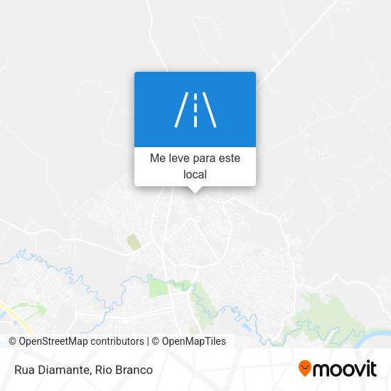 Rua Diamante mapa