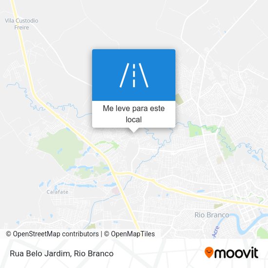 Rua Belo Jardim mapa
