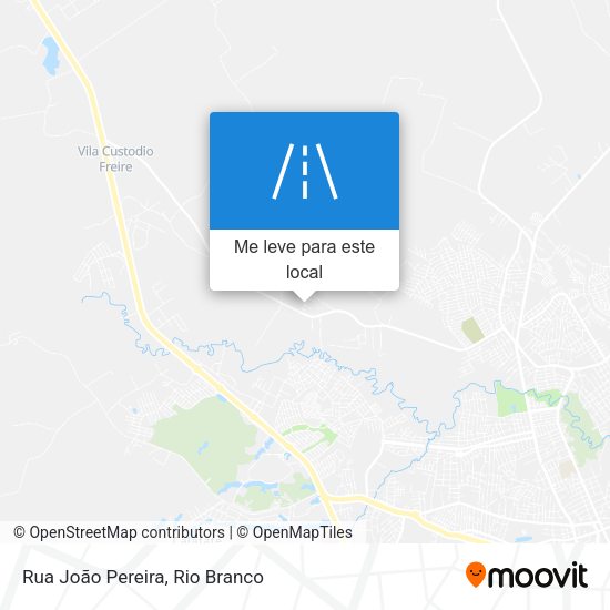 Rua João Pereira mapa
