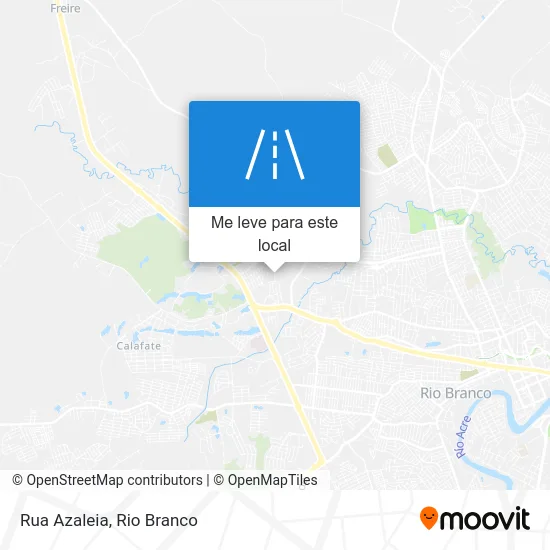 Rua Azaleia mapa