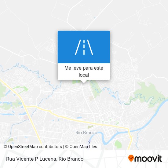 Rua Vicente P Lucena mapa