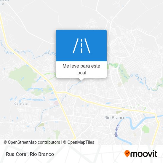 Rua Coral mapa
