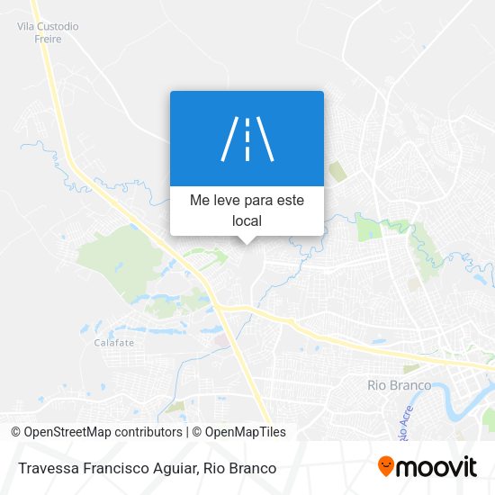Travessa Francisco Aguiar mapa