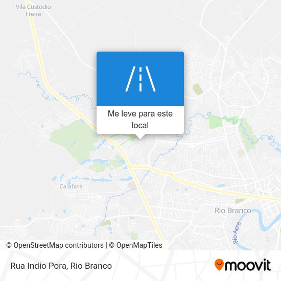 Rua Indio Pora mapa