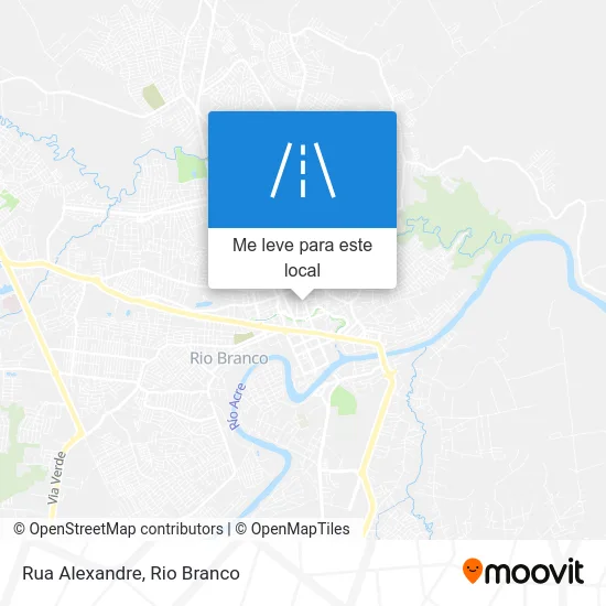 Rua Alexandre mapa