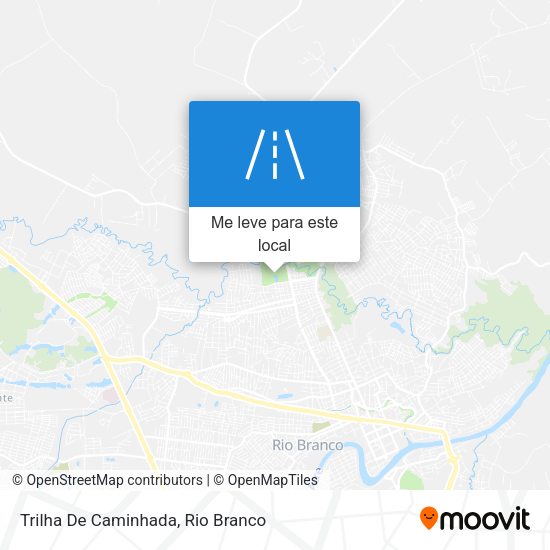 Trilha De Caminhada mapa