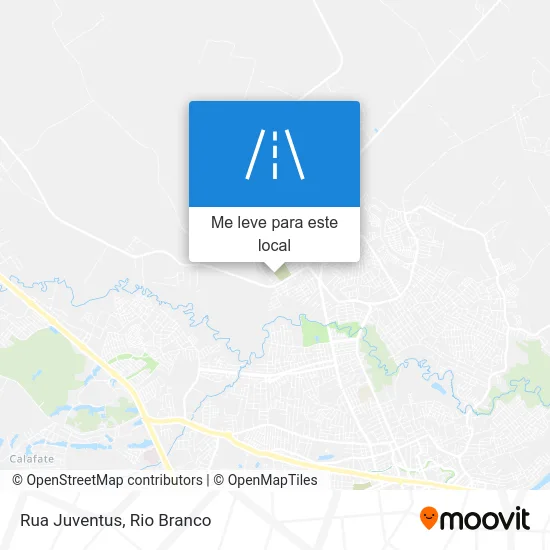 Rua Juventus mapa