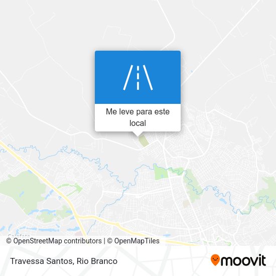 Travessa Santos mapa