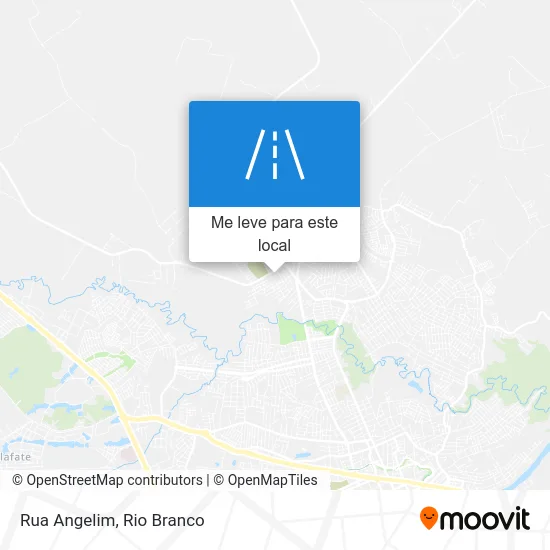 Rua Angelim mapa