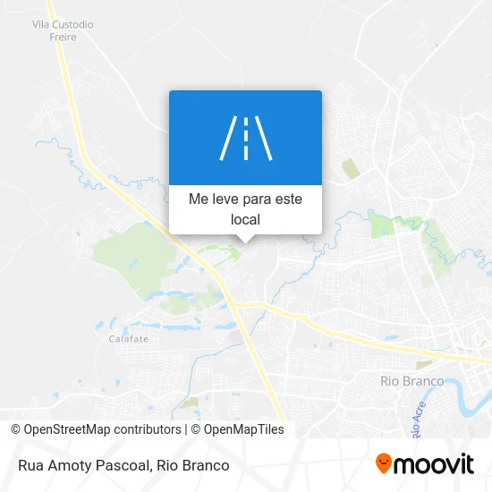 Rua Amoty Pascoal mapa